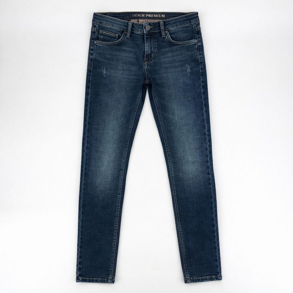 Prada PRD 111 Jeans 28 Slim Skinny Dark Wash Stretch Denim Black Edition
